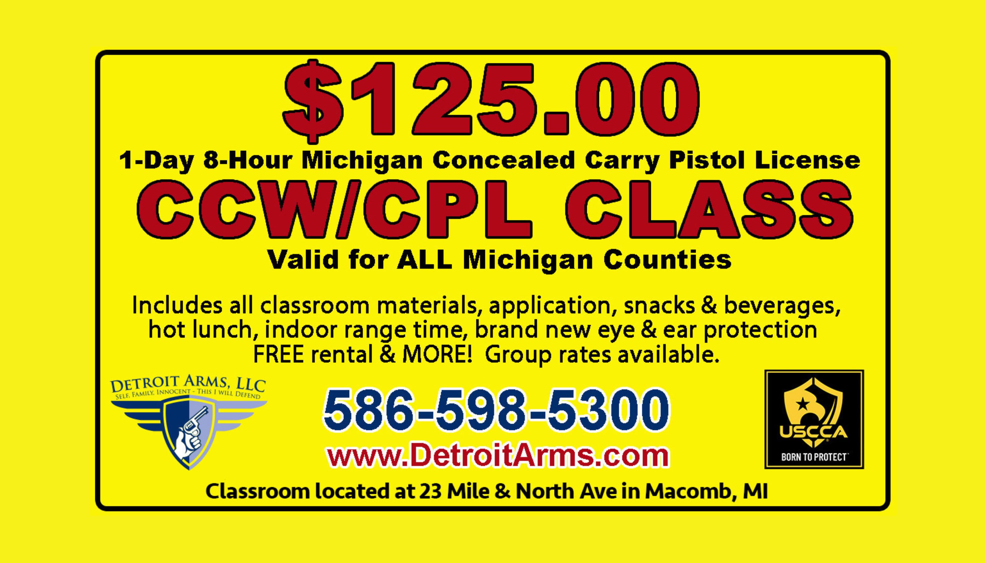 Featured image for How do I get a Michigan Concealed Pistol Carry License CCW / CPL