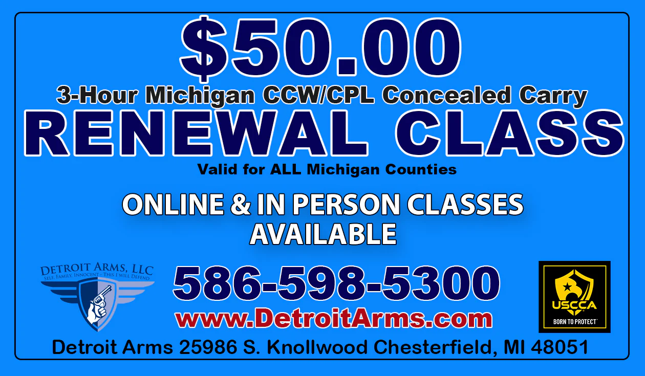 Featured image for How to RENEW A Michigan CCW / CPL Permit